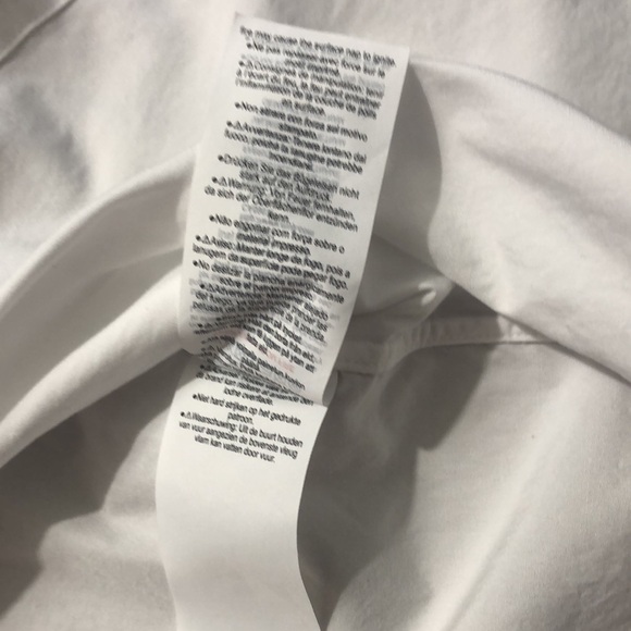 NEW with tags Muji cotton Wht shirt womens M/ L  (1st pic is mine/2nd for sale) - Picture 7 of 9